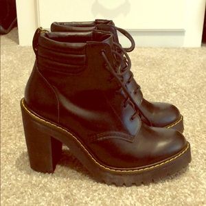 Heeled Doc Martens